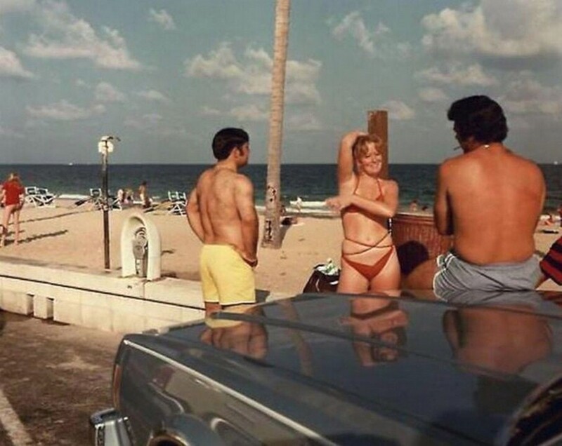 Флирт на пляже, Америка в 1978 году