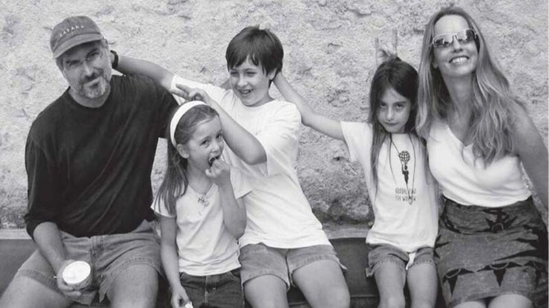 Основатель Apple Стив Джобс с семьёй. США. 2000-е.