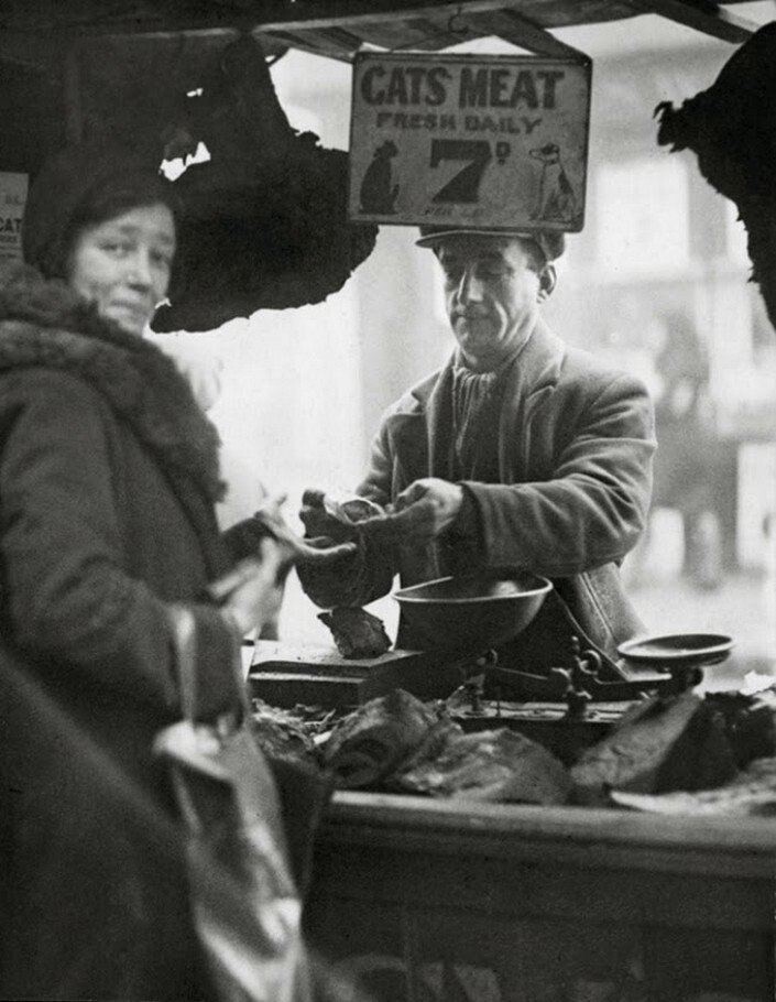 9. Продавец кошачьего мяса. Лондон, 1933 год