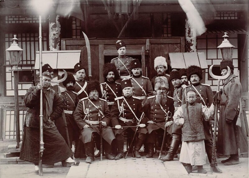  Высокопоставленные офицеры Российской Императорской Армии в Маньчжурии. 1900-е