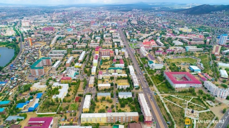 Это город Улан-Удэ, столица Бурятии