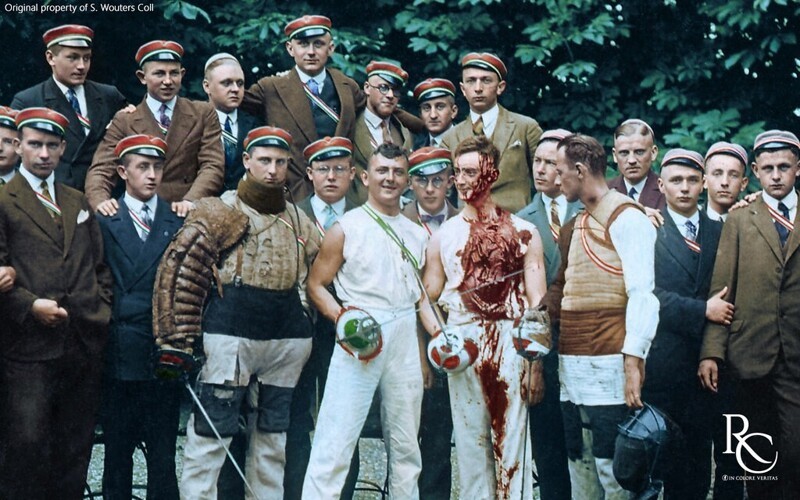 Члены фехтовального братства, Германия, 1920–1930-е гг.