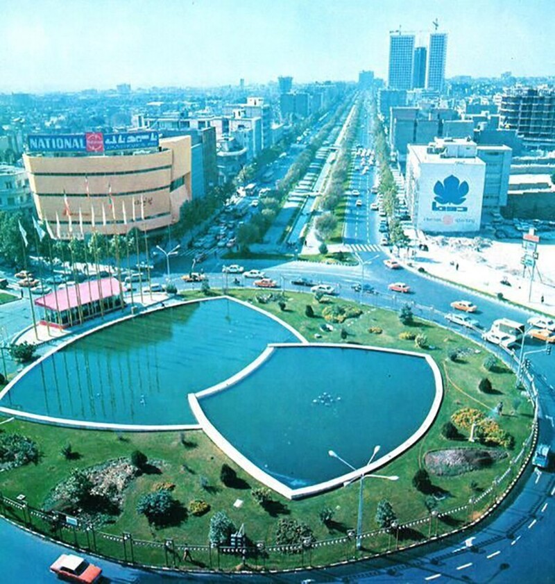  Площадь Вали-Аср, Тегеран, Иран, 1971 год