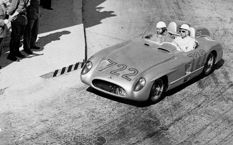 Стирлинг Мосс и Дэннис Дженконсон на Mille Miglia 1955 года