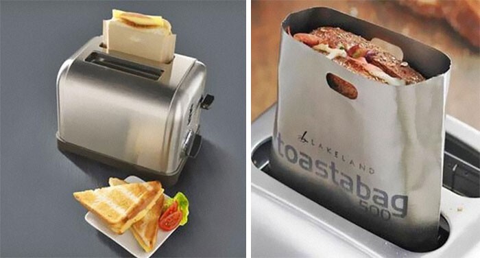 Пакетик, превращающий тостер в сэндвичницу