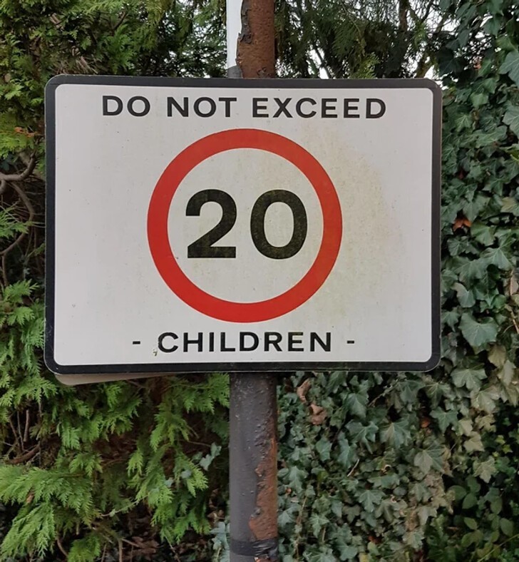 10. «Не превышать ограничение в 20 детей». Это довольно хороший совет