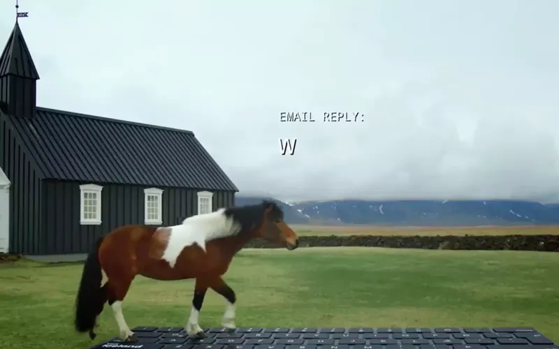 В Исландии появился сервис, позволяющим лошадям отвечать на письма людей