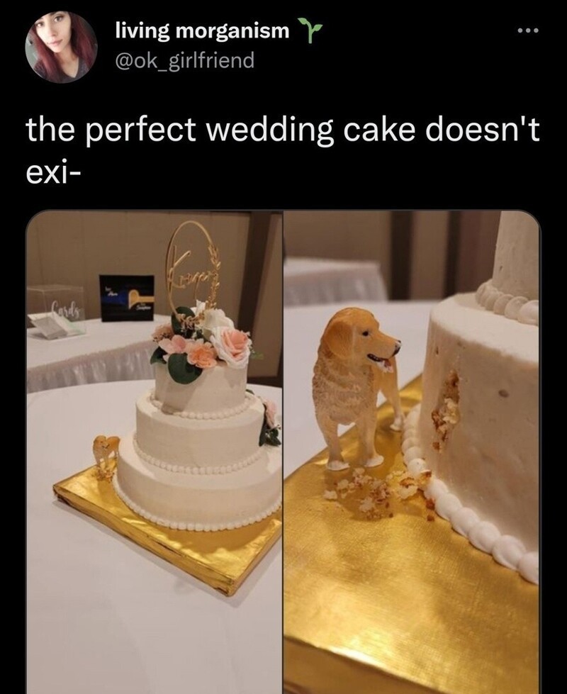 * идеального свадебного торта не сущес...