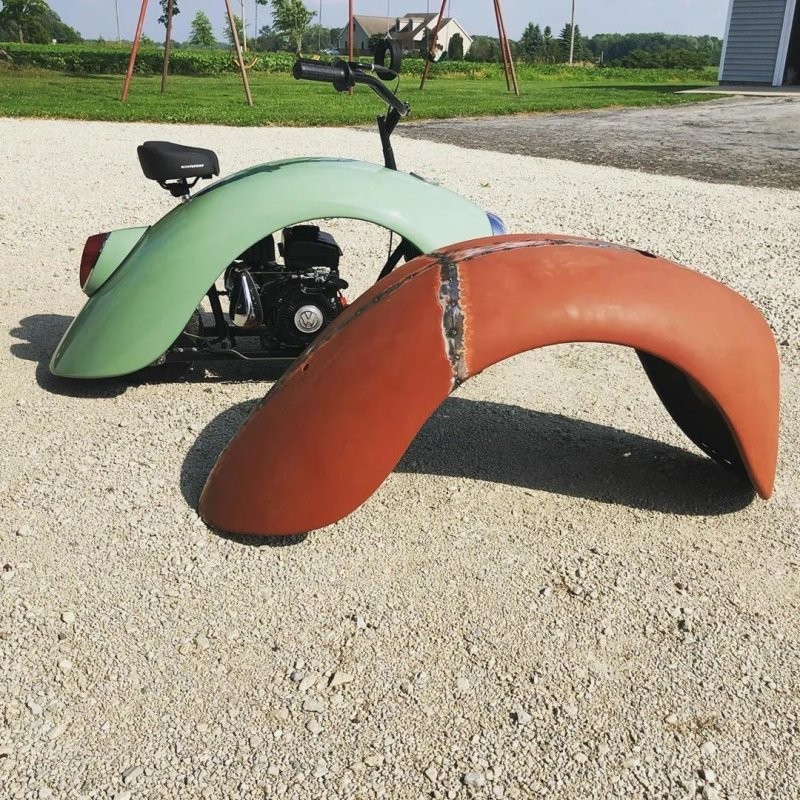 Энтузиаст создает мини-скутеры из частей оригинального Volkswagen Beetle