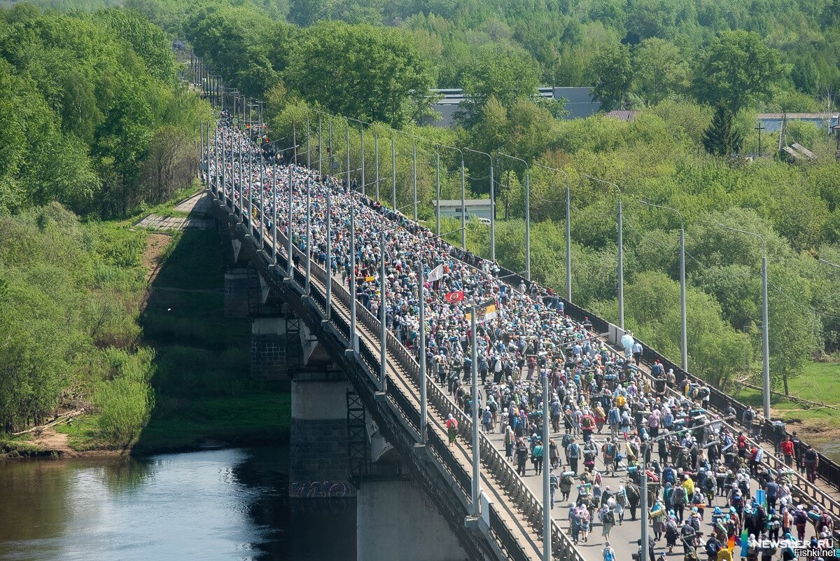 Карта великорецкого крестного хода