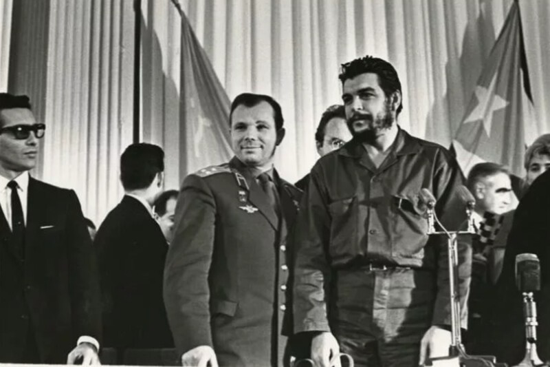 Юрий Гагарин и Эрнесто Че Гевара, СССР, 11 ноября 1964 года
