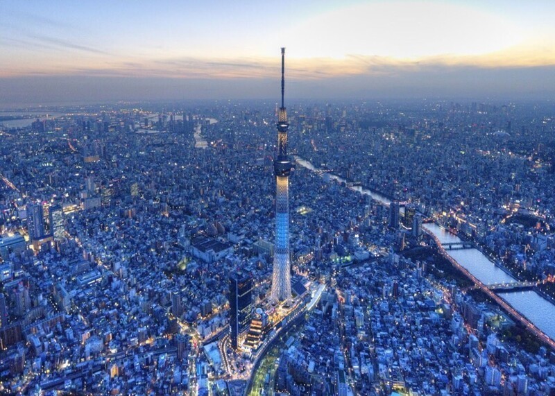 Токийское небесное дерево – высочайшее строение Японии