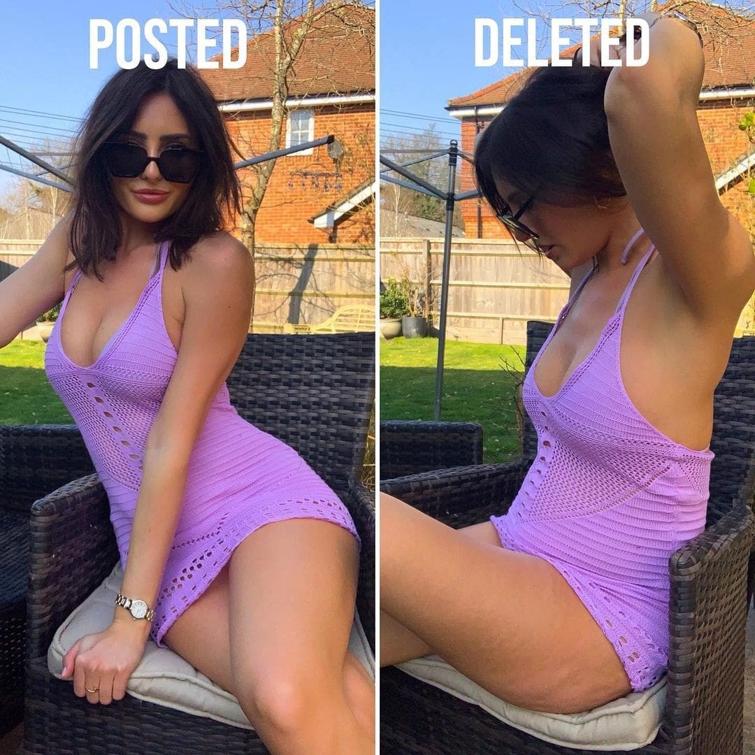 Девушка показала, как порой бывают обманчивы фото из соцсетей