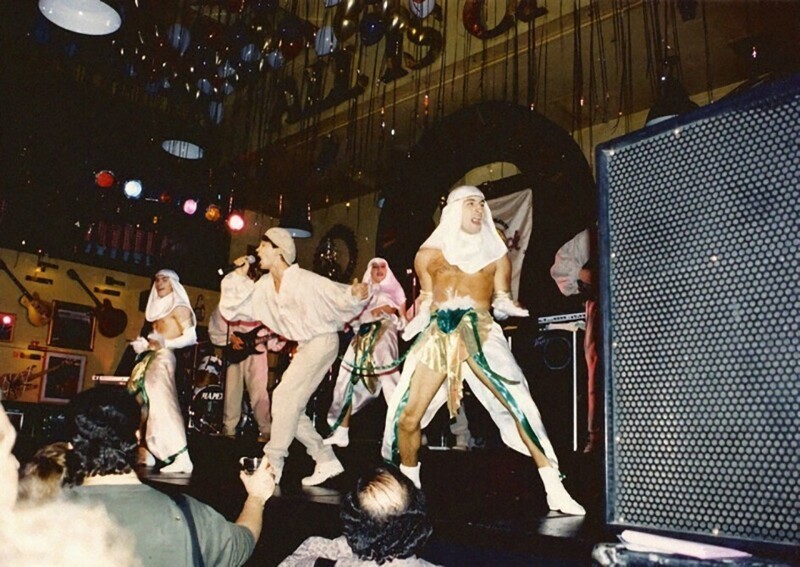 Группа На-На в Hard Rock Cafe в Нью-Йорке, 1992 год