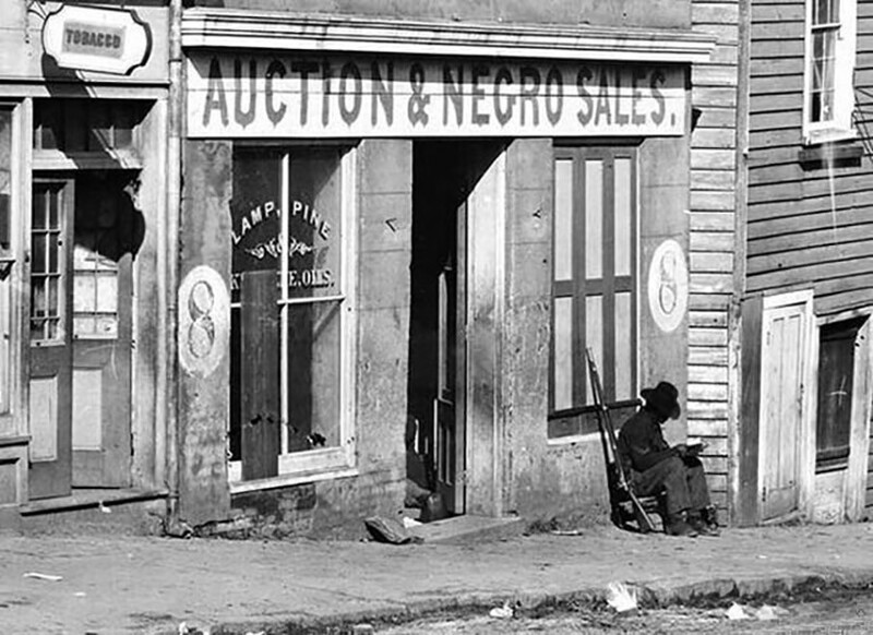 Магазин по продаже рабов, 1864 год