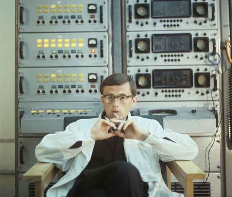Научный сотрудник Института физики высоких энергий Виктор Афонин, 1969 год