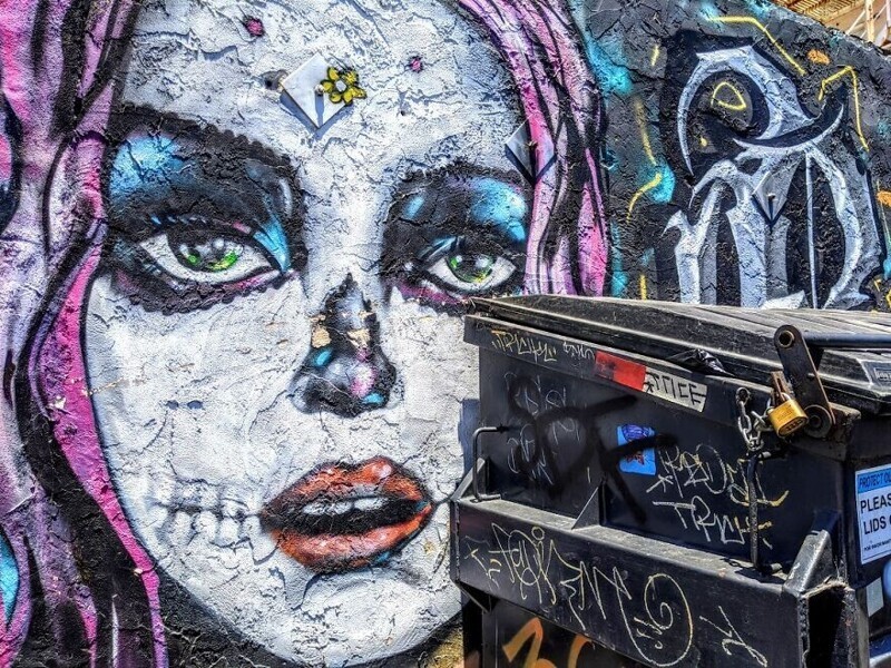 14. "Район Баррио Логан с кучей граффити в Сан-Диего — место для визуальной передозировки"