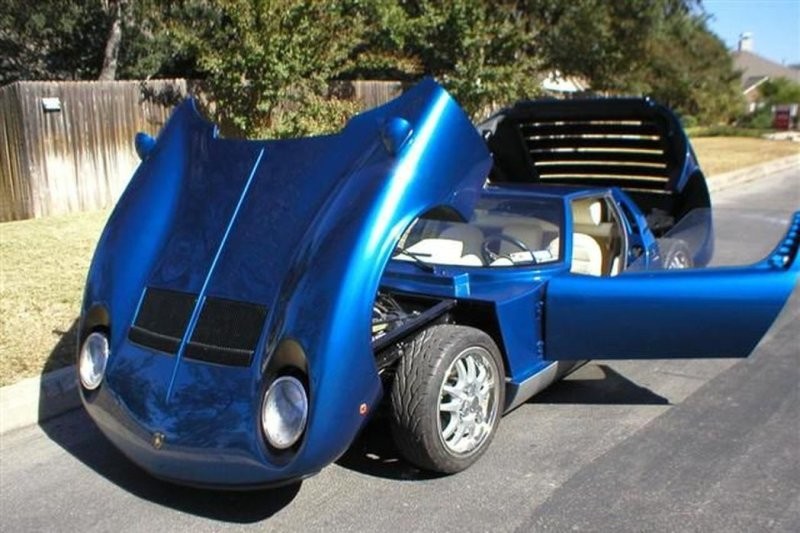 Очень крутая копия: Pontiac Fiero превратился в Lamborghini Muira