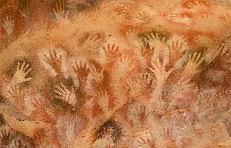Наскальные рисунки в пещерах Ласко в Дордони, Франция. Они датируются 17 000 лет назад