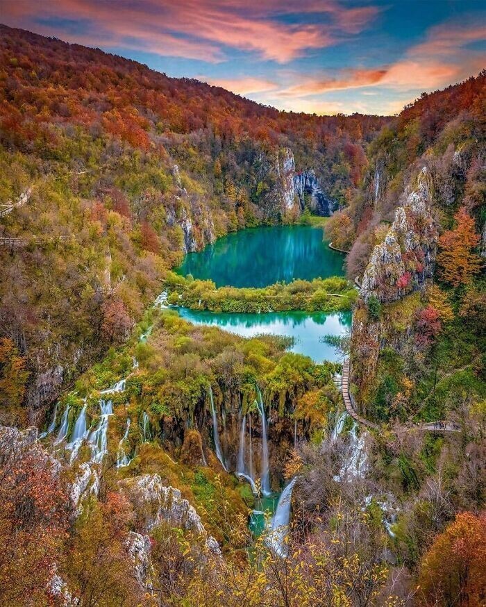 7. Национальный парк Плитвицкие озера, Хорватия