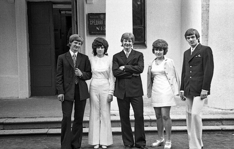 Фото выпускников 1 июня 1974 - 7 июля 1974 год
