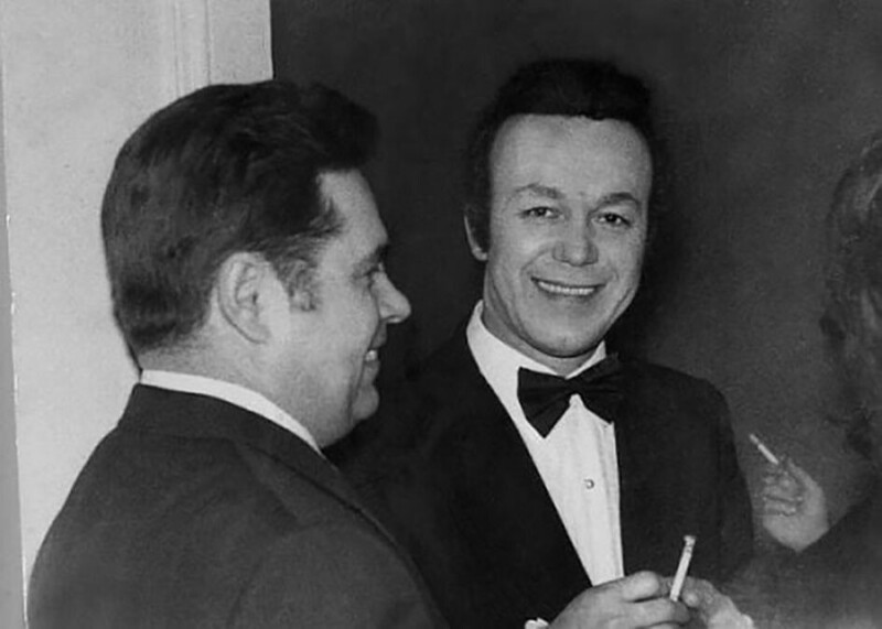  И. Кобзон и хозяин "Елисеевского" — Соколов Ю. К., 1970–е годы, СССР