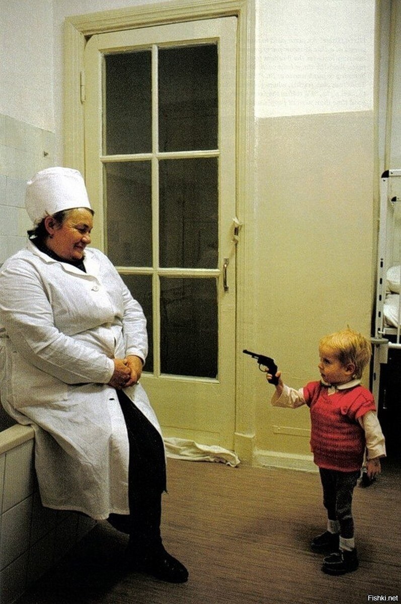 Советские дети в больнице