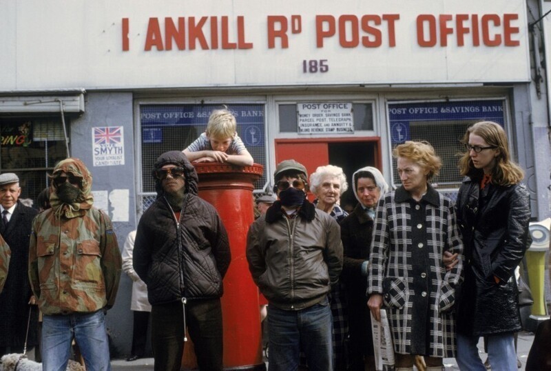 Июнь 1972 года. Белфаст. Члены лоялистской военизированной организации Ассоциация защиты Ольстера (UDA). Фото David Lomax.
