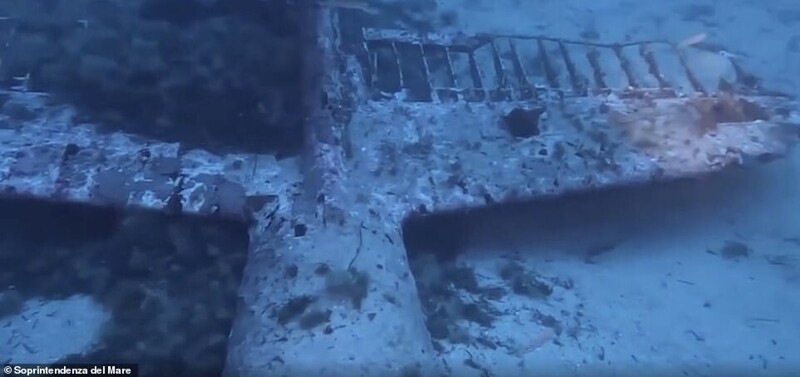 В Средиземном море изучают самолёт, затонувший в ходе Второй мировой войны