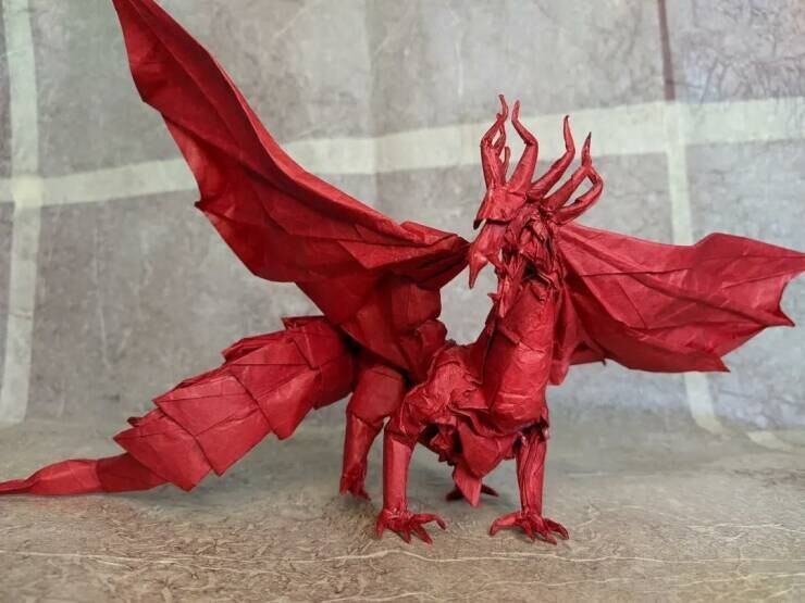 Оригами-дракон