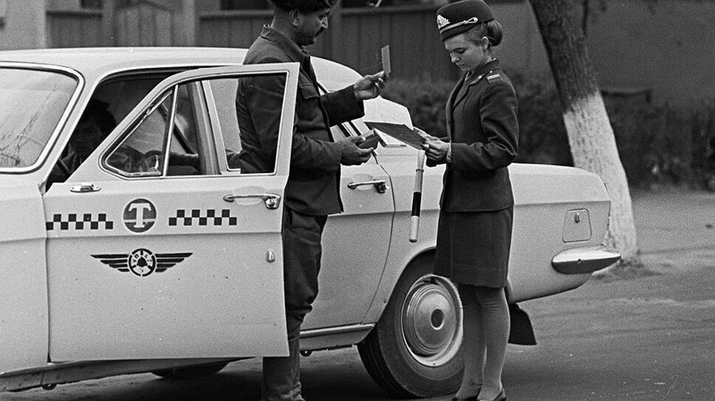 Работа таксистов в СССР