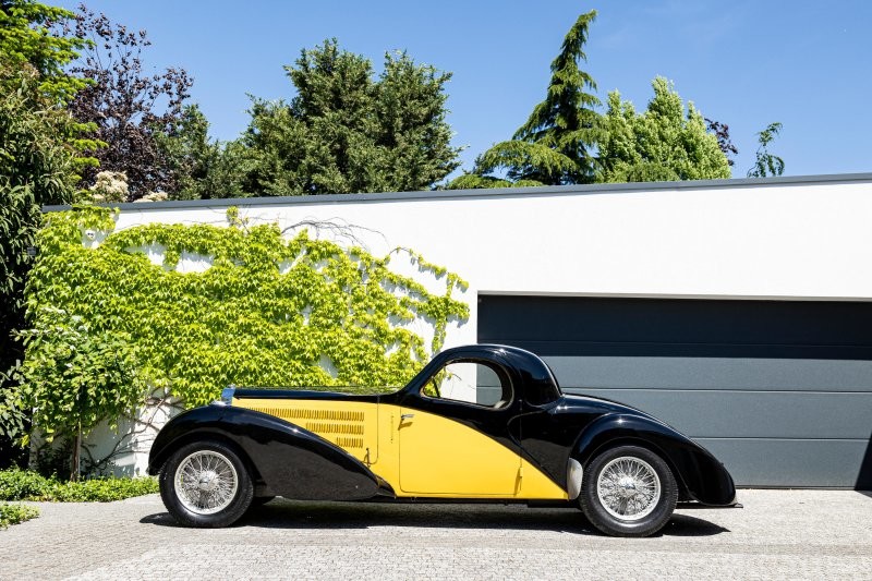Редчайший Bugatti Type 57C Atalante 1938 года уйдет с молотка