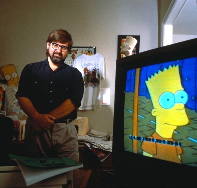 Мэтт Грейнинг, создатель "Симпсонов" и "Футурамы", США, 1990 год
