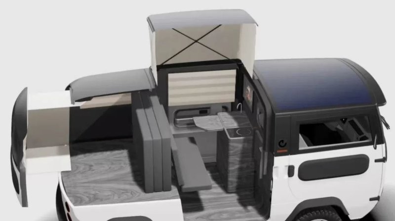 Компания Electric Brands показала кемпинговую версию электрического XBus в стиле «буханки»