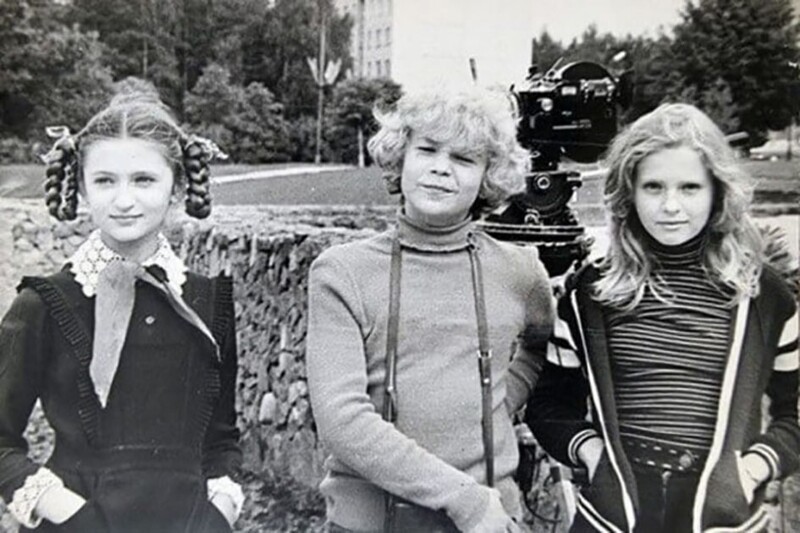 На съёмках фильма «Приключения Электроника», Одесса, 1979 год