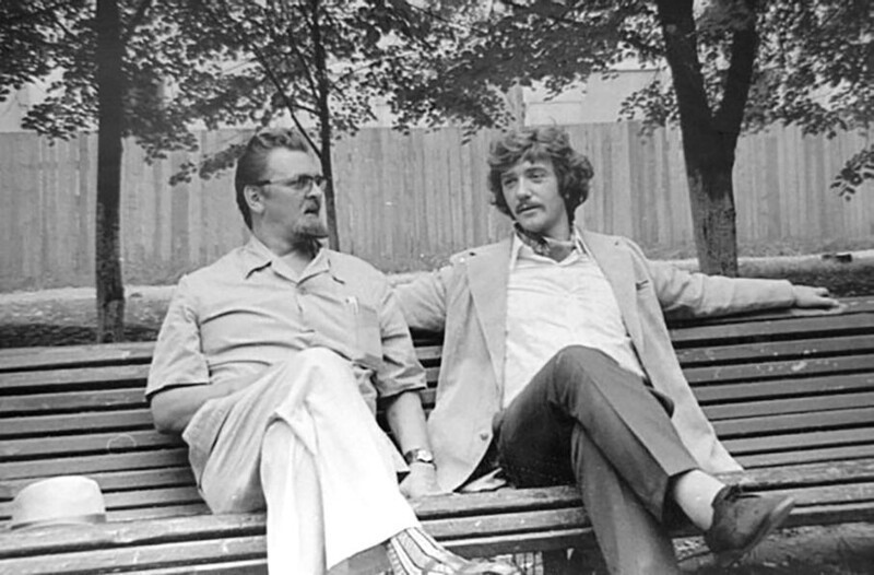 И.о. Царя Бунша И.В. и Жорж Милославский отдыхают, 1973 год, Москва