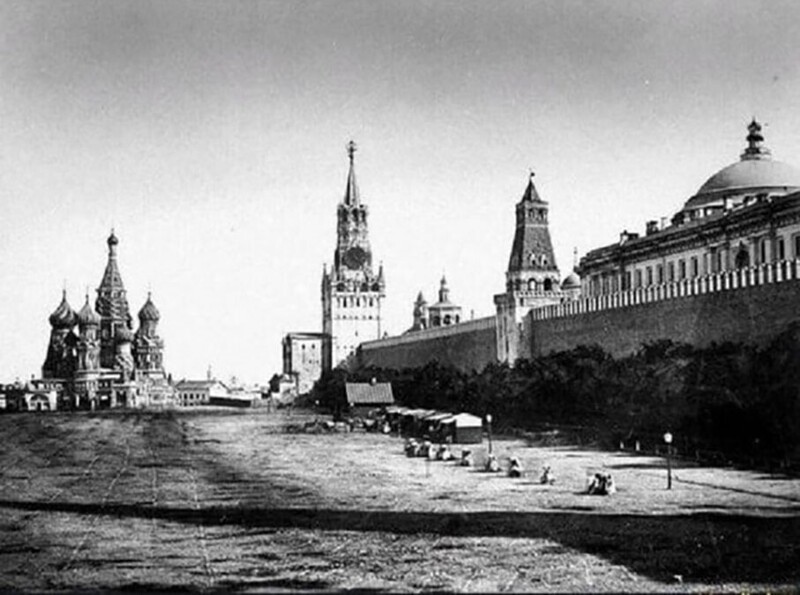 Самая старая фотография Красной площади. Сделана в 1856 году