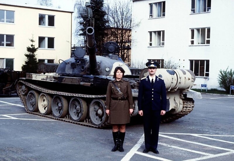 Советский Т-62 в американском исследовательском центре «Warrior Preparation Center»; ФРГ; 1984 год