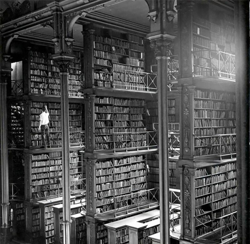 Старая библиотека Цинциннати перед сносом, 1874–1955 гг.