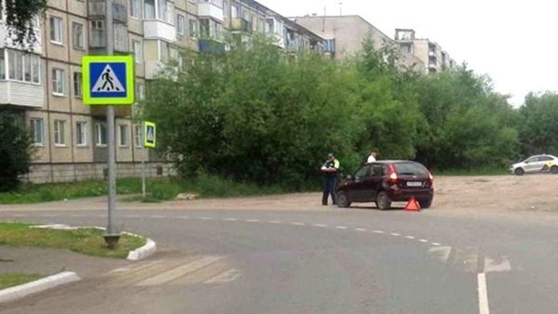 В Архангельске пожилой водитель сбил школьницу с собачкой