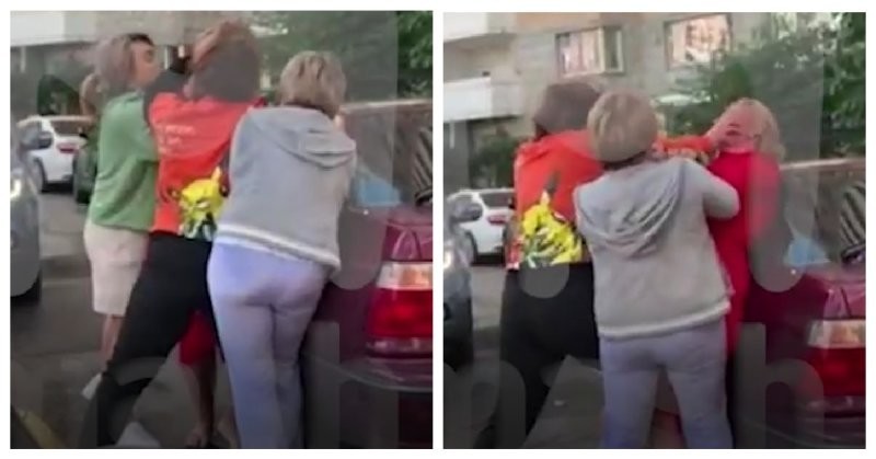 В Москве женщины не поделили место на дороге и устроили бои без правил