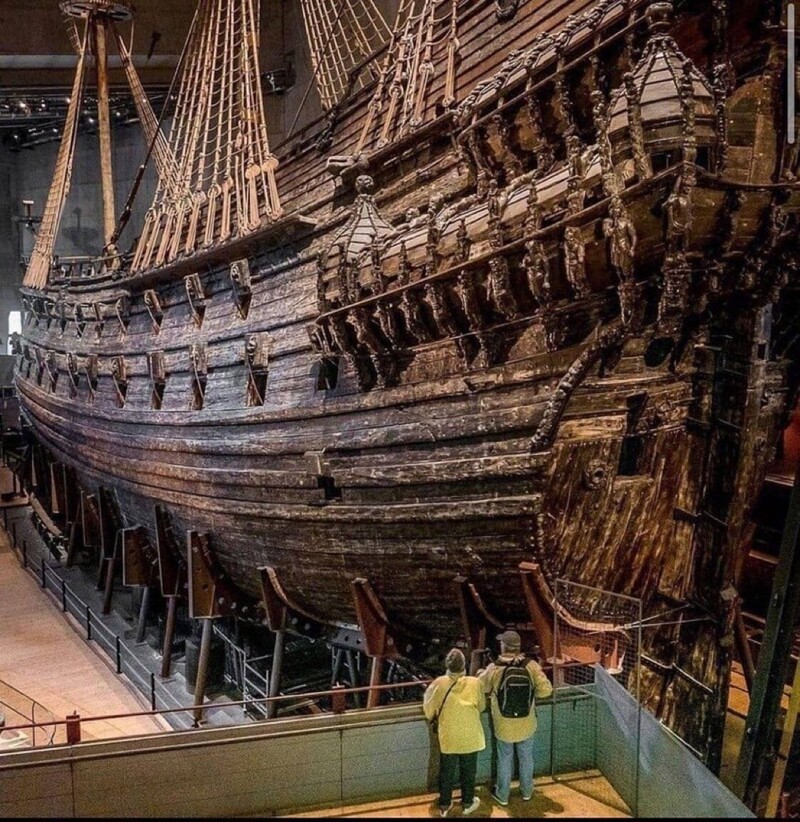 15. Старый, огромный корабль. Шведский боевой корабль "Ваза" (1628 г.)
