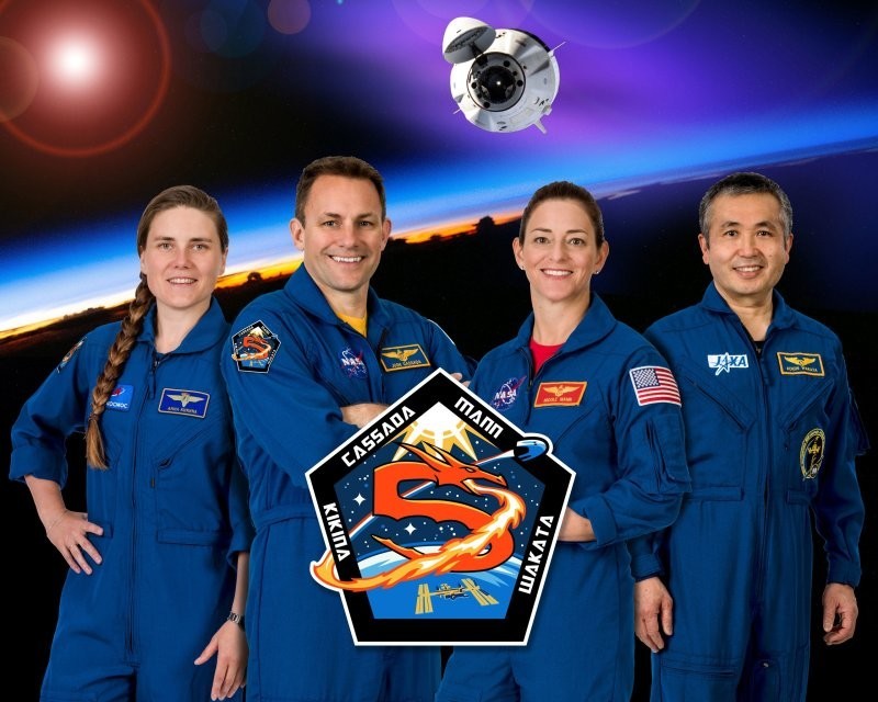 Бонус - фотография международного экипажа SpaceX Crew-5