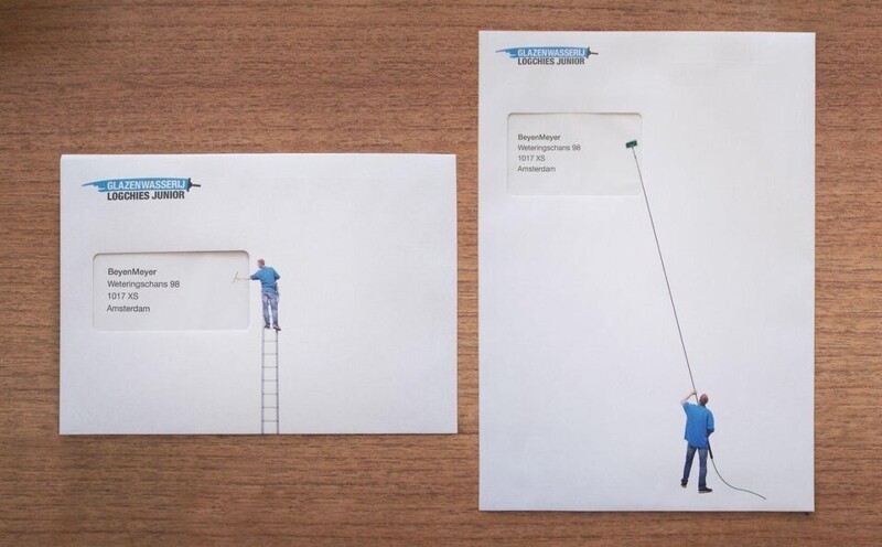 Клининговая компания придумала необычный дизайн конвертов