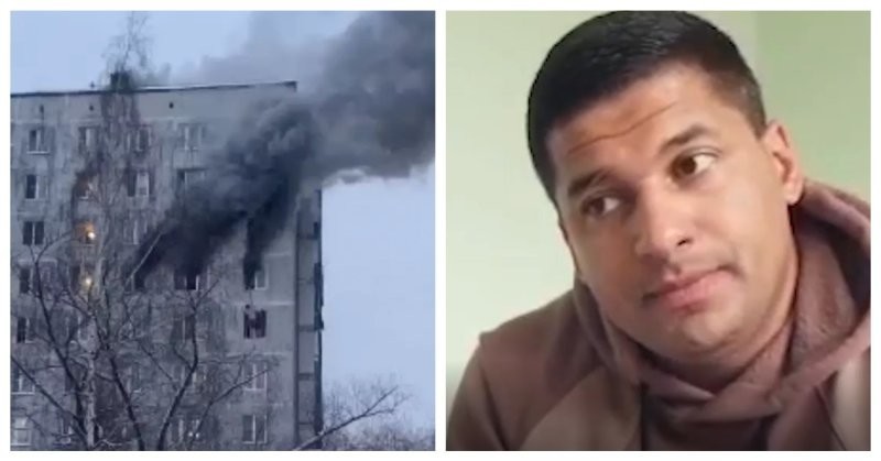Житель Северобайкальска спас троих детей, выпрыгнувших из окна горящей квартиры