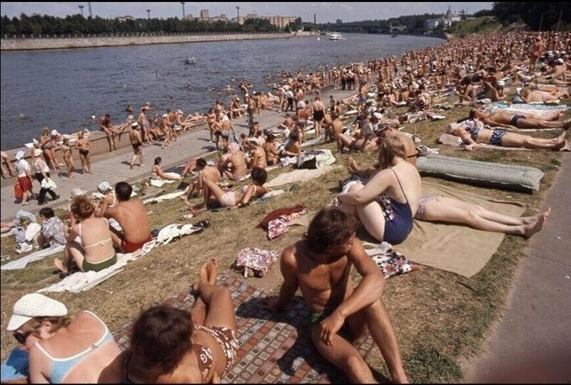 Лето советской Москвы