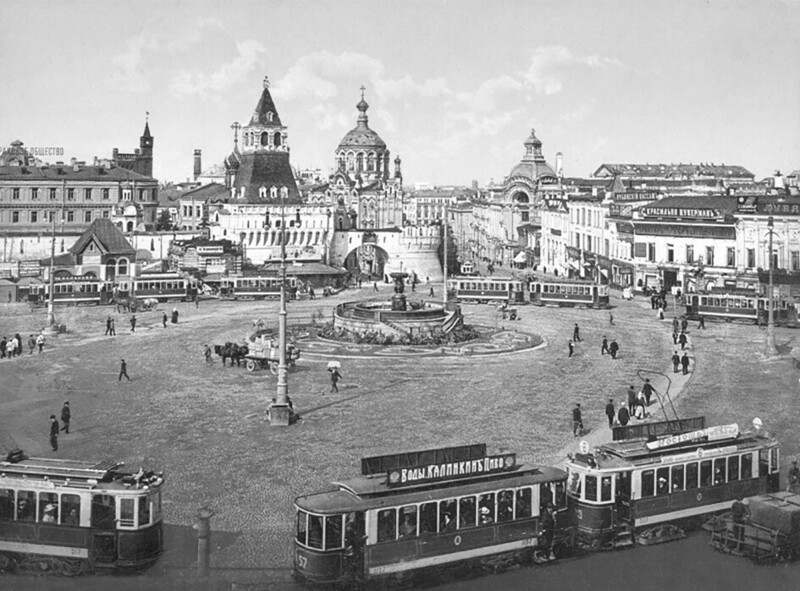 Лубянская площадь. Москва. Фото 1912–1914 годов