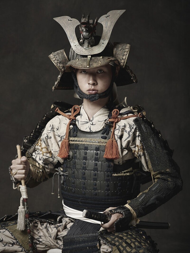 Кавалерийский воин из серии "Потомки самураев". Фото сделано во время самурайского фестиваля в префектуре Фукусима, Япония. Фотограф Ryotaro Horiuchi