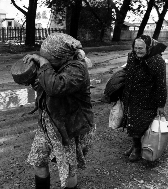 Эвакуация после аварии на Чернобыльской АЭС