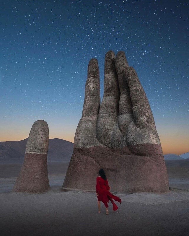 "Рука пустыни", Атакама, Чили